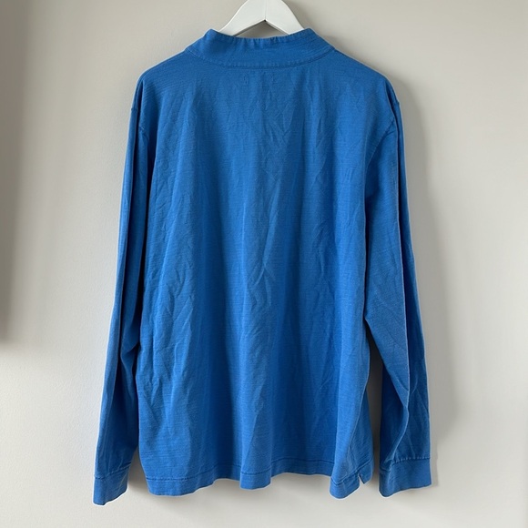 Peter Millar Blue Quarterzip Pullover Sweater Sweatshirt Golf Size XXL Long Slee - Picture 8 of 9